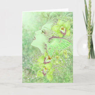 The Green Faery Greeting Card