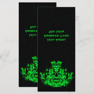 The green Flame Monster in The Starlight Sky Programme