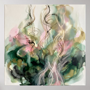 The Green Flame of Heart Spirit Wall Art
