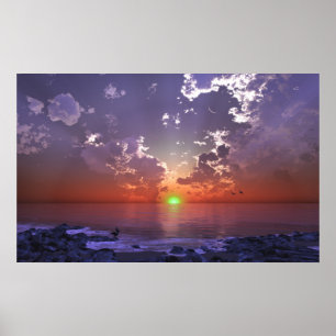 The Green Flash Poster