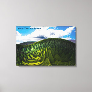 The Green Hills Of Earth Canvas Print
