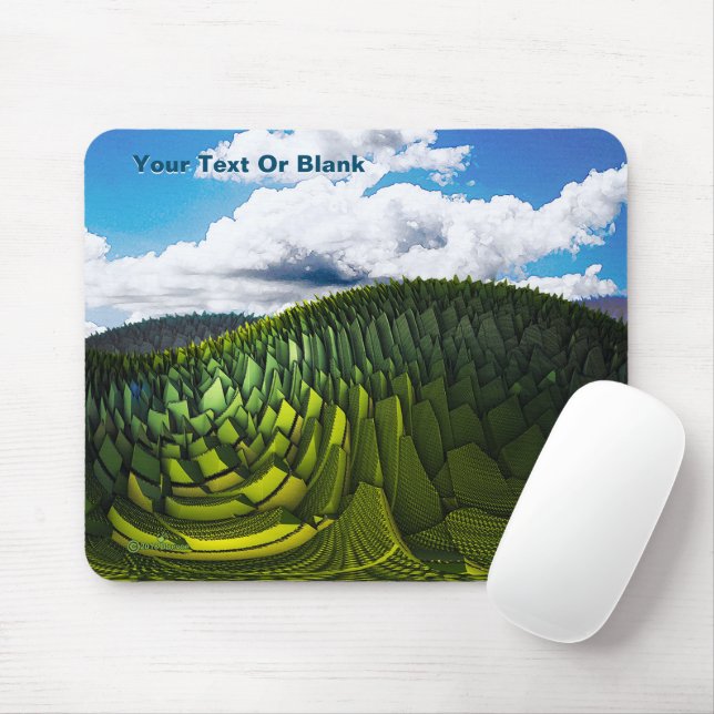 The Green Hills Of Earth Mouse Mat (With Mouse)