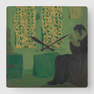The Green Interior Square Wall Clock