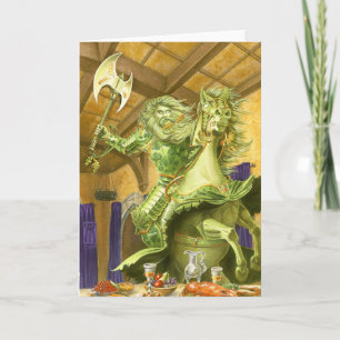 The Green Knight borderless Holiday Card