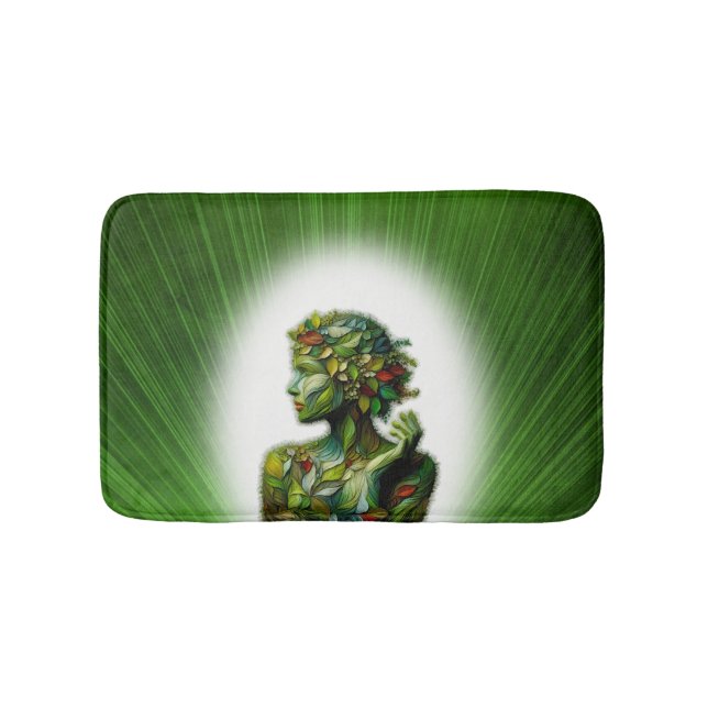 The Green Lady Bath Mat (Front)