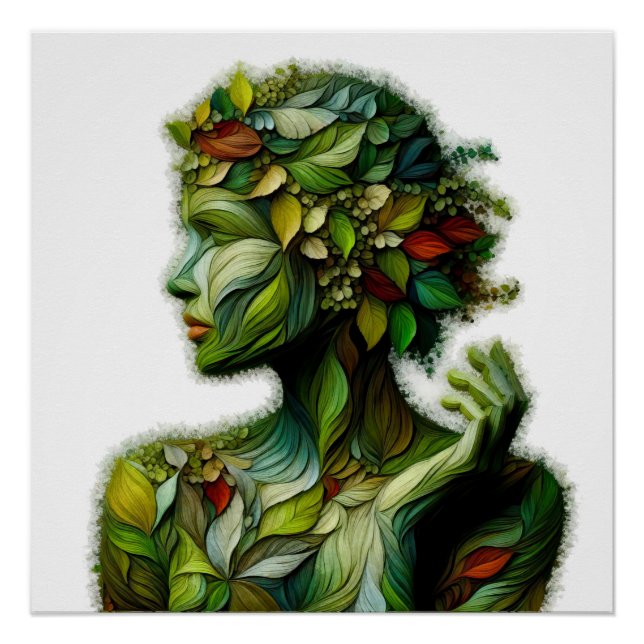 The Green Lady - White Background Poster (Front)