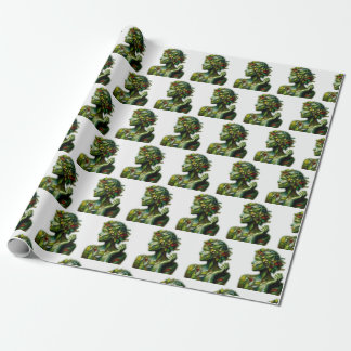 The Green Lady Wrapping Paper