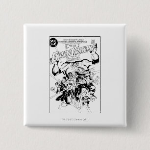 The Green Lantern Corps, Black and White 15 Cm Square Badge