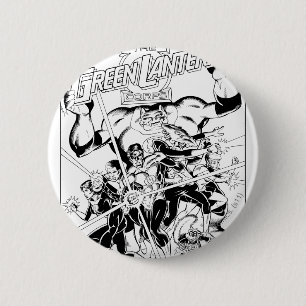 The Green Lantern Corps, Black and White 6 Cm Round Badge