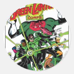 The Green Lantern Corps Classic Round Sticker