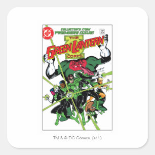 The Green Lantern Corps Square Sticker