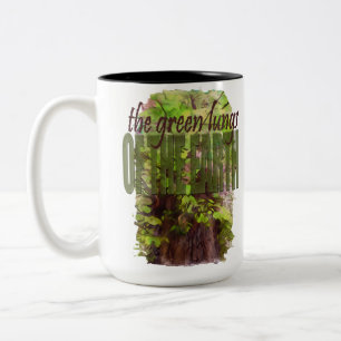 The Green Lungs Of The Earth Two-Tone Coffee Mug