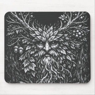 The Green Man by BurnsInHell Mouse Mat
