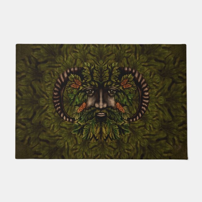 The Green Man Doormat (Front)