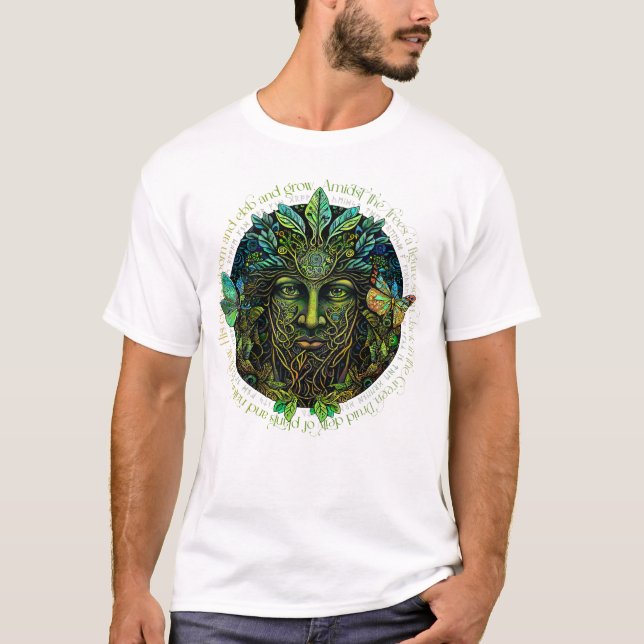 The Green Man, Jack in the Green Design T-Shirt (Front)