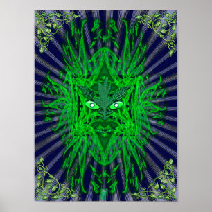 the green man poster