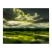 The Green Oasis Print