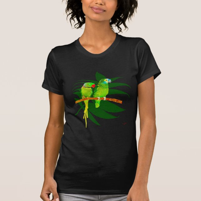 The Green Parrots apparel T-Shirt (Front)