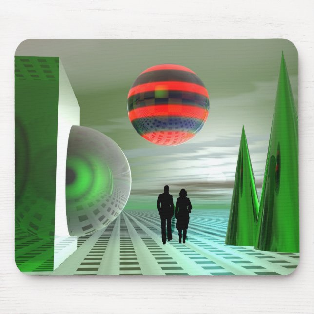 The green planet mouse mat (Front)