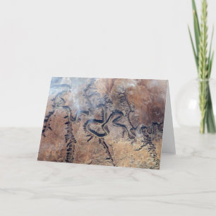 The Green River And Its Tributary Canyons In Utah Card