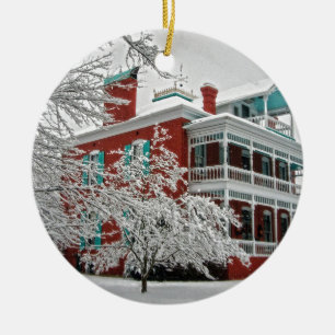 The Green Roof Inn Ceramic Tree Decoration