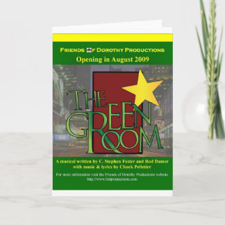 The Green Room greeting card