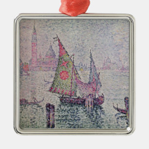 The Green Sail, Venice, 1904 Metal Tree Decoration