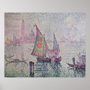 The Green Sail, Venice, 1904 Poster