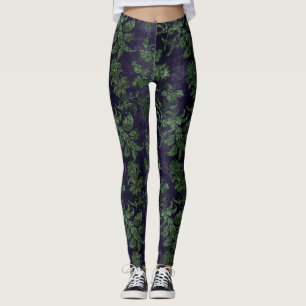 The Green Velvet  Series Design 13  Leggings