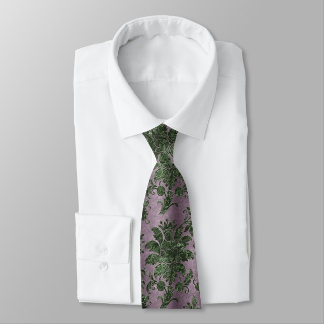 The Green Velvet  Series Design 18  Tie (Tied)