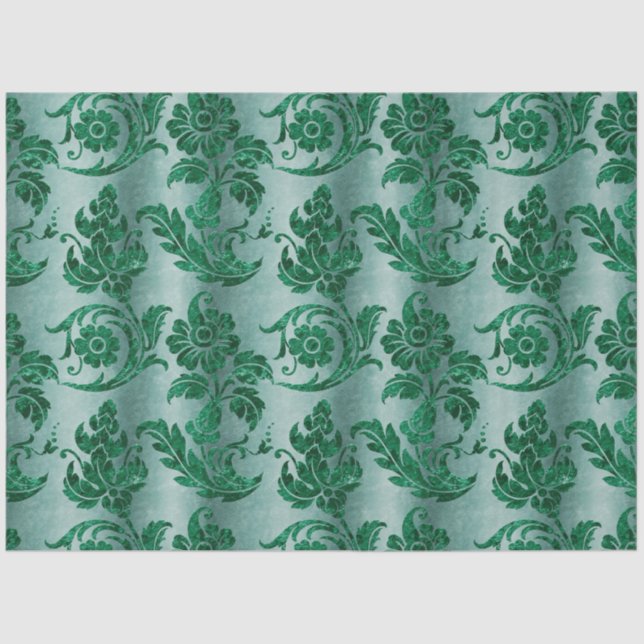 The Green Velvet  Series Design 2 Tissue Paper (Front)