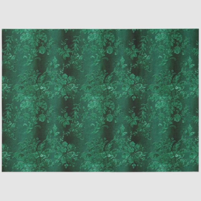 The Green Velvet  Series Design 4 Tissue Paper (Front)