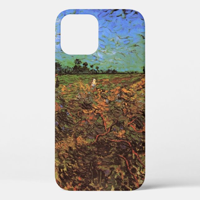 The Green Vineyard by Vincent van Gogh Case-Mate iPhone Case (Back)