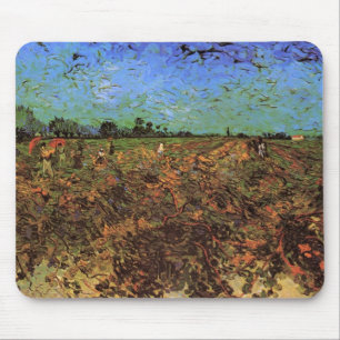 The Green Vineyard by Vincent van Gogh Mouse Mat