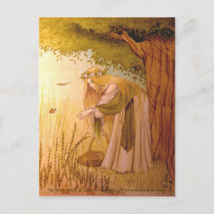 'The Green WItch' collectable postcard