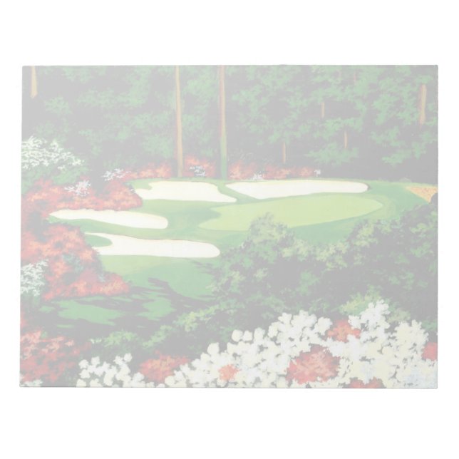 The Greens, golf course Notepad (Front)
