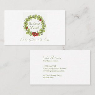The Greens Salad Business Card