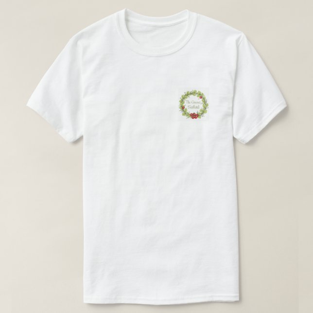 The Greens Salad (White) T-Shirt (Design Front)