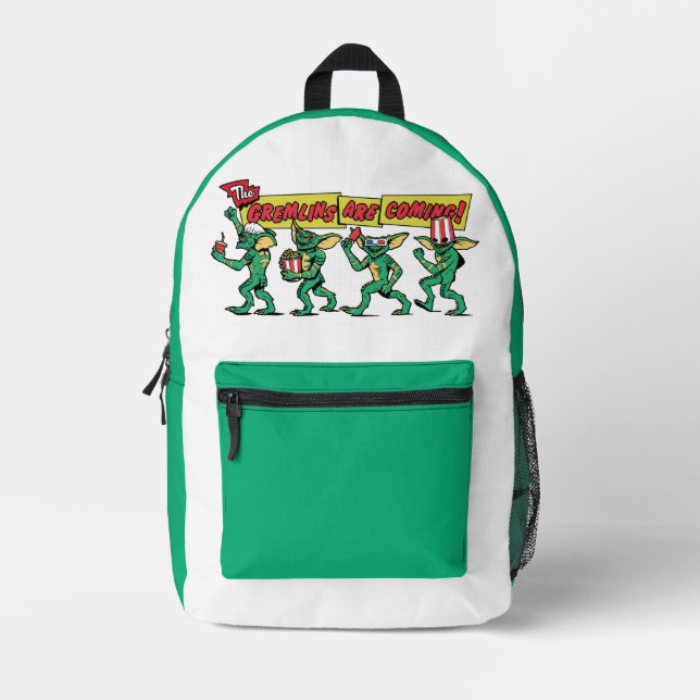 The Gremlins™ Are Coming Printed Backpack (Front)