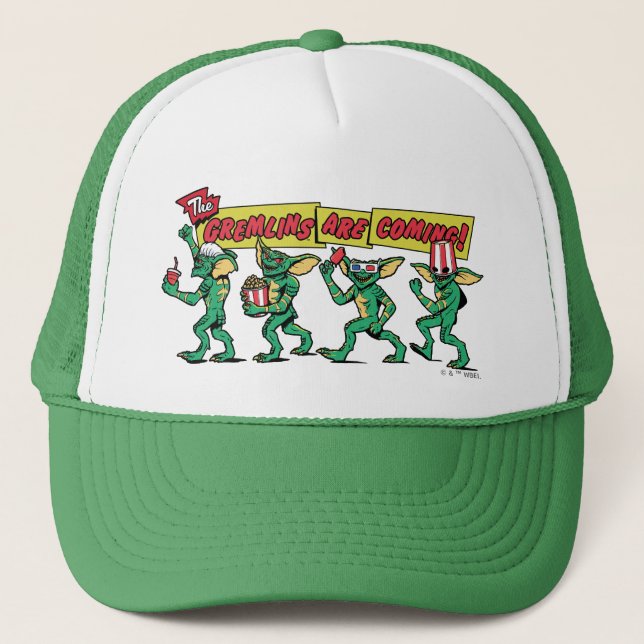 The Gremlins™ Are Coming Trucker Hat (Front)