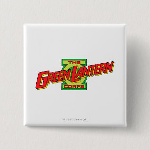 The Gren Lantern Corps Logo 15 Cm Square Badge