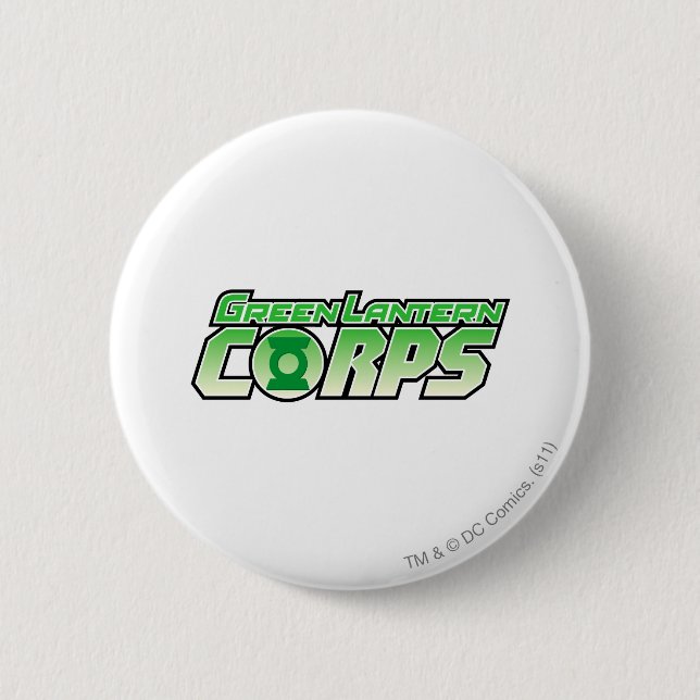 The Gren Lantern Corps Logo 2 6 Cm Round Badge (Front)