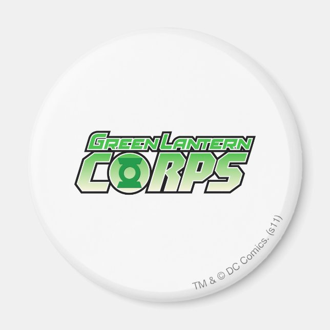 The Gren Lantern Corps Logo 2 Magnet (Front)