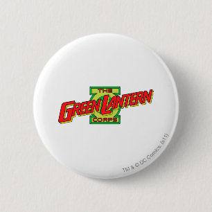 The Gren Lantern Corps Logo 6 Cm Round Badge