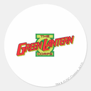 The Gren Lantern Corps Logo Classic Round Sticker