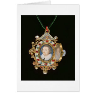 The Gresley Jewel, with miniature portraits of Sir