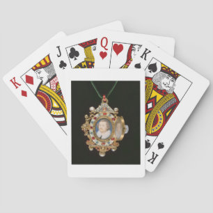 The Gresley Jewel, with miniature portraits of Sir Playing Cards