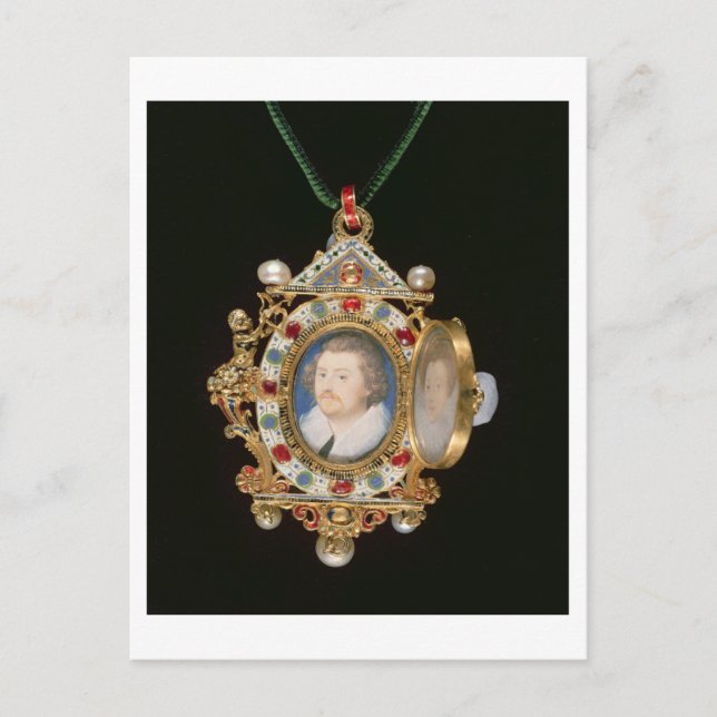 The Gresley Jewel, with miniature portraits of Sir Postcard (Front)