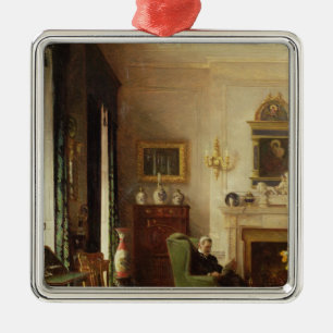 The Grey Drawing Room Metal Tree Decoration