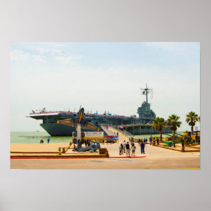The Grey Ghost - USS Lexington Poster
